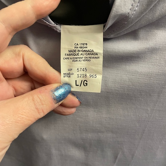 Concept xxv large light purple sleeveless top stretchy with hood. - Picture 4 of 5